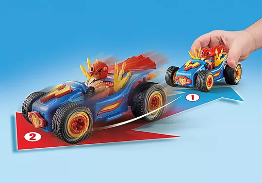 Playmobil Funstars - Crazy Kart Υπερήρωας 71632