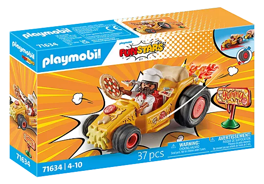 Playmobil Funstars - Crazy Kart Πιτσαδόρος 71634