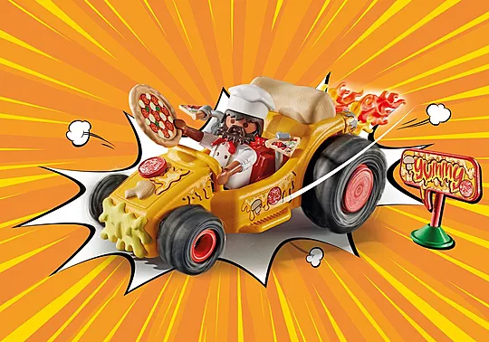 Playmobil Funstars - Crazy Kart Πιτσαδόρος 71634