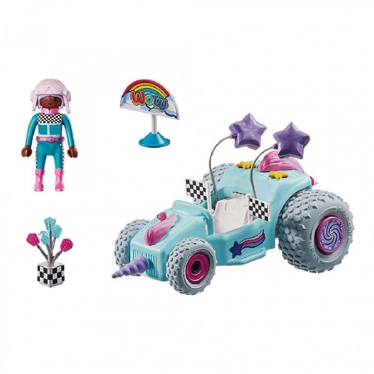 Playmobil Funstars - Crazy Kart Γυναίκα-Μονόκερος 71635