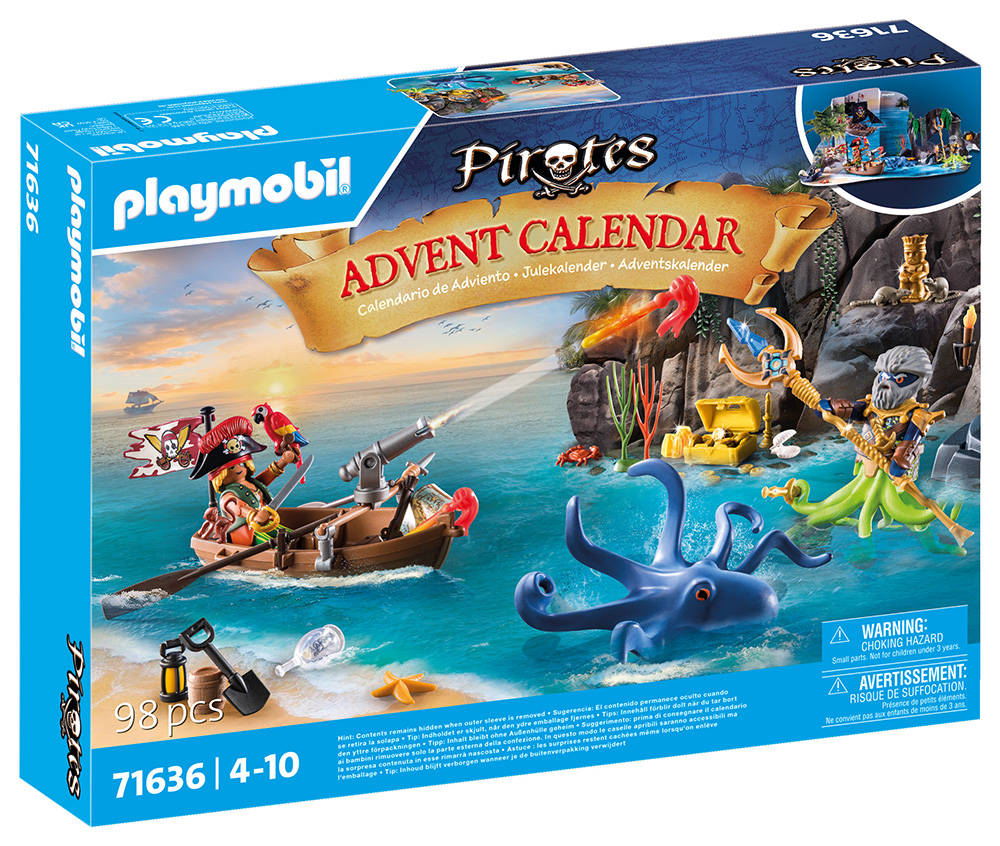 Playmobil Pirates - Χριστουγεννιάτικο Ημερολόγιο Ο Θησαυρός των Πειρατών 71636