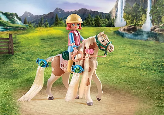 Playmobil Horses Of Waterfall - Η Ellie Με Το Άλογό Της 71639