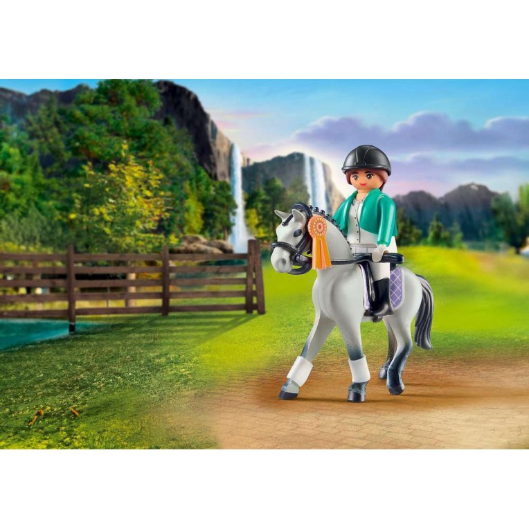 Playmobil Horses Of Waterfall -  Αναβάτρια Τουρνουά Ιππασίας 71641