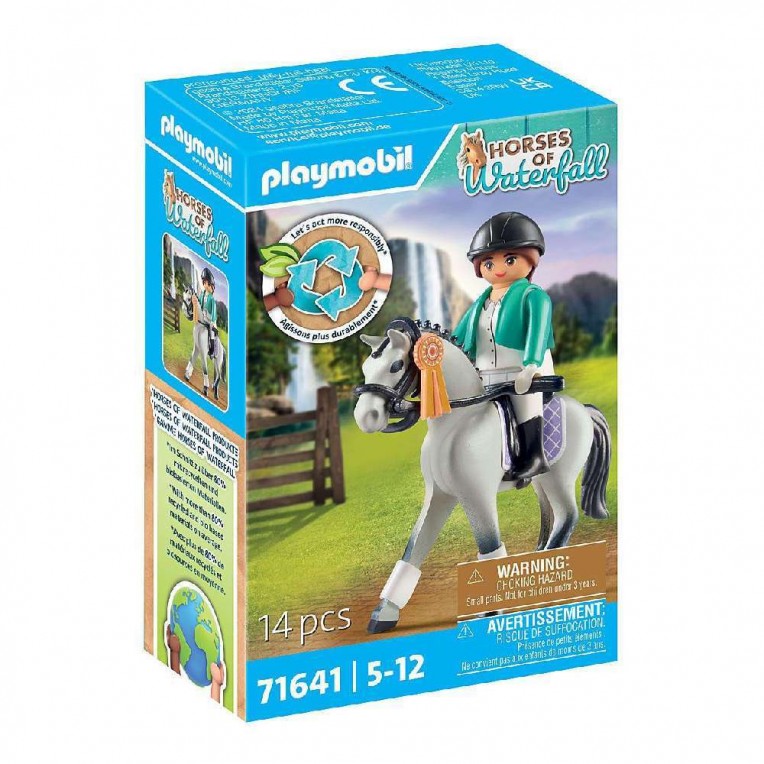 Playmobil Horses Of Waterfall -  Αναβάτρια Τουρνουά Ιππασίας 71641