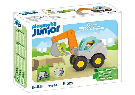 Playmobil Junior - Φορτωτής Εκσκαφέας 71684