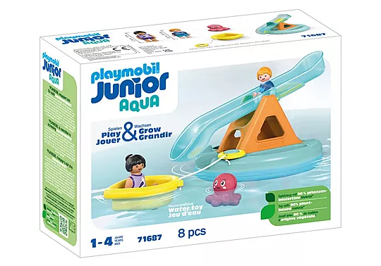 Playmobil Junior Aqua - Τραμπάλα Και Βαρκούλα 71687