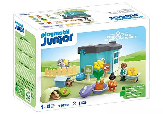 Playmobil Junior - Ξενώνας Μικρών Ζώων 71690