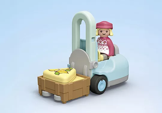 Playmobil Junior - Πάγκος Βιολογικών Προϊόντων Και Κλαρκ 71691