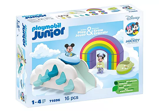 Playmobil Junior - Διασκέδαση Στα Σύννεφα Με Τον Μίκυ Και Τη Μίνι Μάους 71696