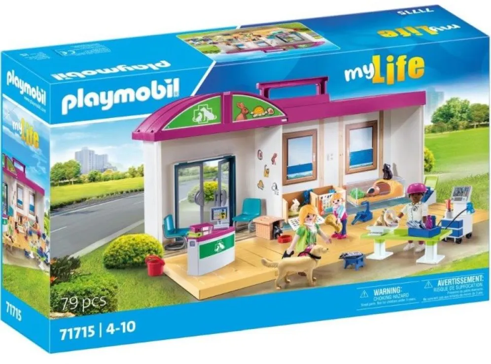 Playmobil My Life - Βαλιτσάκι Κτηνιατρική Κλινική 71715