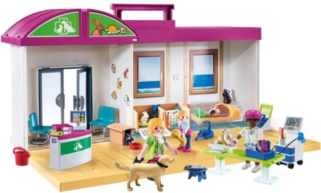 Playmobil My Life - Βαλιτσάκι Κτηνιατρική Κλινική 71715