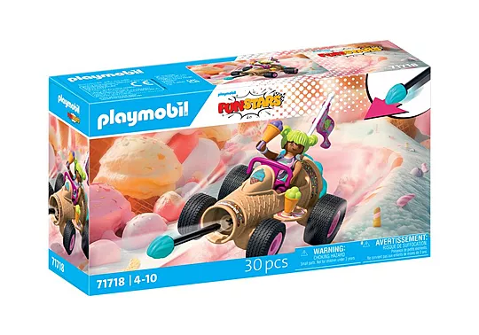 Playmobil Funstars - Crazy Kart, Παγωτό 71718