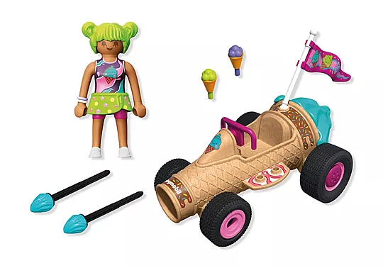 Playmobil Funstars - Crazy Kart, Παγωτό 71718