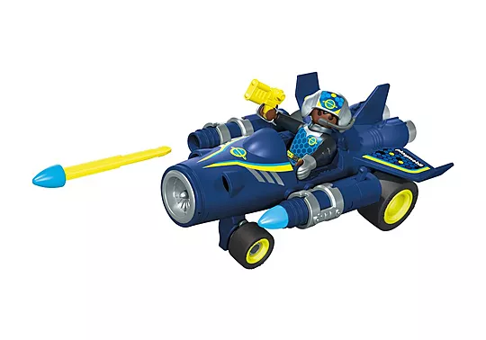 Playmobil Funstars - Crazy Kart, Αεριωθούμενο Όχημα 71719