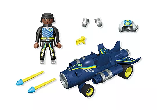 Playmobil Funstars - Crazy Kart, Αεριωθούμενο Όχημα 71719