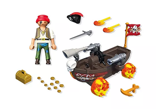 Playmobil Funstars - Crazy Kart, Πειρατής 71720