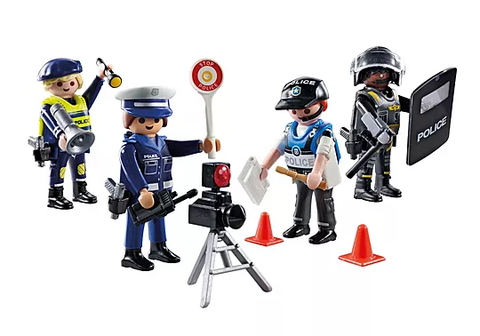 Playmobil Action Heroes - Starter Pack, Σετ Φιγούρες Αστυνομίας 71730