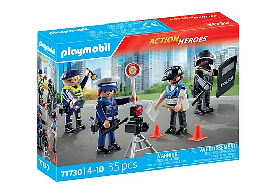 Playmobil Action Heroes - Starter Pack, Σετ Φιγούρες Αστυνομίας 71730