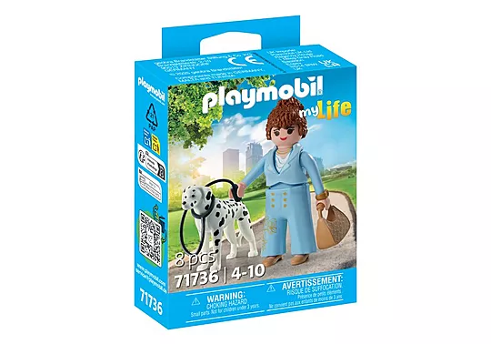 Playmobil My Life - Μοντέρνα Κοπέλα Με σκυλί Δαλματίας 71736