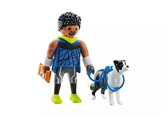 Playmobil My Life - Αθλητής Με Μπόρντερ Κόλεϊ 71740