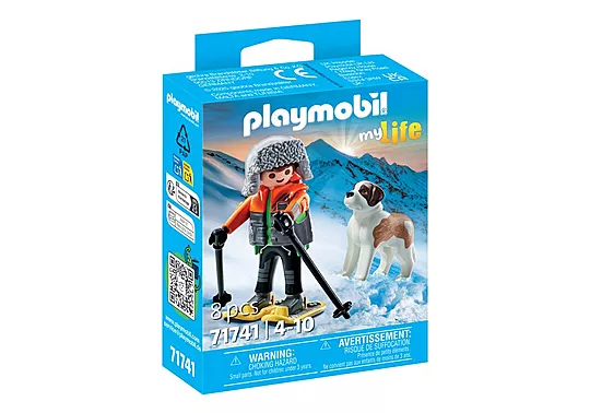 Playmobil My Life - Ορειβάτης Με Σκύλο Του Αγίου Βερνάρδου 71741