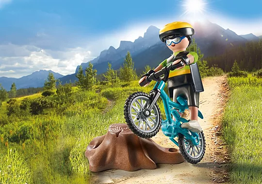 Playmobil Special Plus - Ποδηλάτης Με Mountain Bike 71756