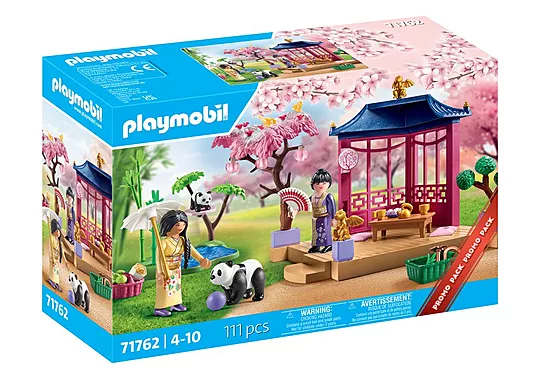 Playmobil My Life - Ασιατικός Κήπος Με Κιόσκι Και Πάντα 71762