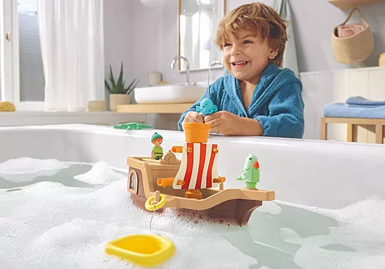 Playmobil Junior Aqua, Disney, Ο Πίτερ Παν Και Το Πειρατικό Πλοίο Του Κάπτεν Χουκ 71769