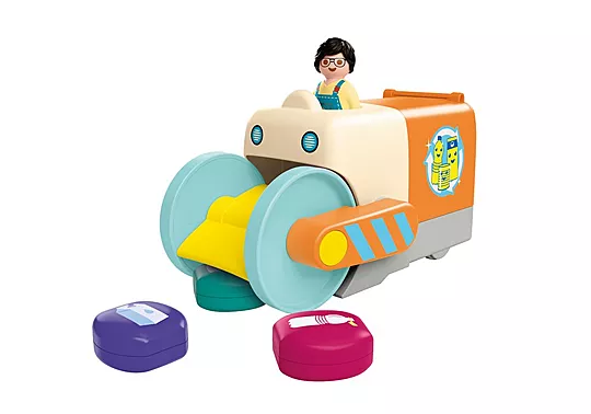 Playmobil Junior -  Απορριμματοφόρο Όχημα 71774