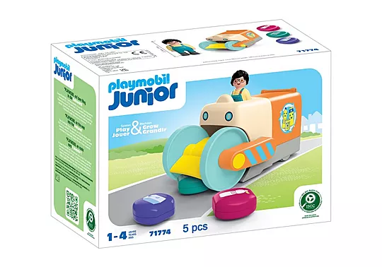 Playmobil Junior -  Απορριμματοφόρο Όχημα 71774