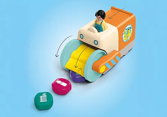 Playmobil Junior -  Απορριμματοφόρο Όχημα 71774