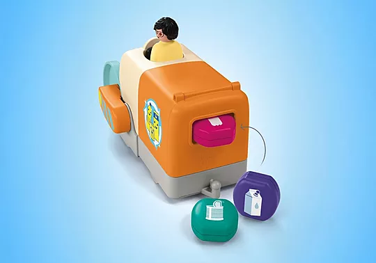 Playmobil Junior -  Απορριμματοφόρο Όχημα 71774