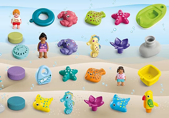 Playmobil Junior Aqua - Junior And Tinti Χριστουγεννιάτικο Ημερολόγιο – Ώρα Για Μπάνιο 71777