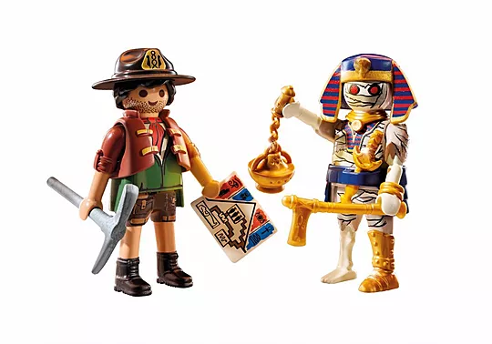 Playmobil Duo Pack - Κυνηγός Θησαυρού Και Μούμια 71796