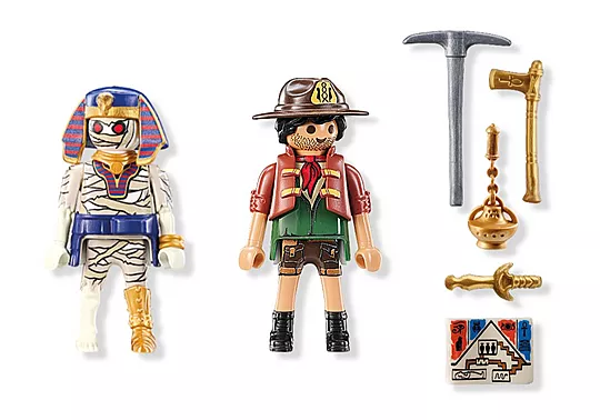 Playmobil Duo Pack - Κυνηγός Θησαυρού Και Μούμια 71796