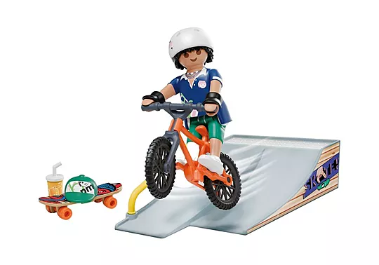 Playmobil City Life - My Life, Αγόρι Με Skateboard Και Ποδήλατο 71798