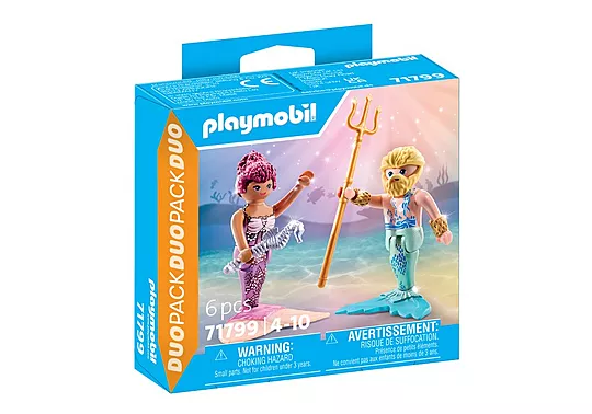 Playmobil Duo Pack - Γοργόνα Και Τρίτωνας 71799