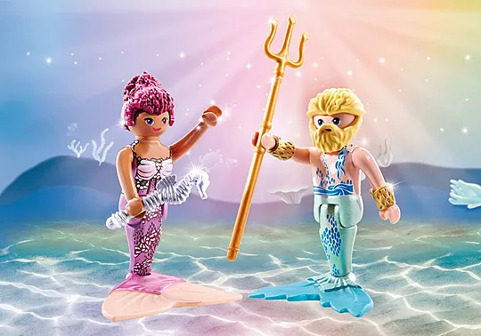 Playmobil Duo Pack - Γοργόνα Και Τρίτωνας 71799