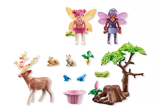 Playmobil Princess Magic - Starter Pack, Νεράιδες Με Ζωάκια Του Δάσους 71800