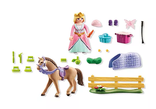 Playmobil Princess Magic - Starter Pack, Πριγκίπισσα Με Άλογο Ιππασίας 71801