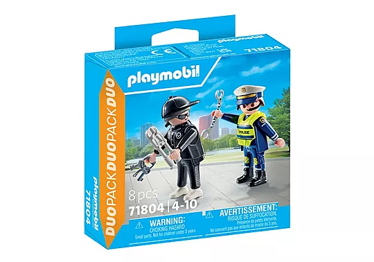 Playmobil Duo Pack - Αστυνόμος Και Διαρρήκτης 71804