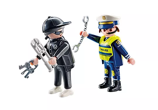 Playmobil Duo Pack - Αστυνόμος Και Διαρρήκτης 71804