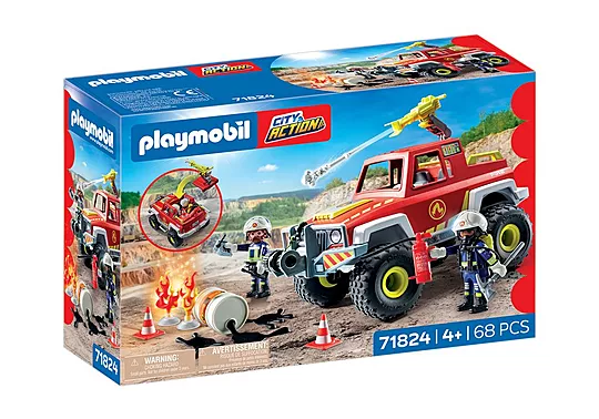 Playmobil City Action - Πυροσβεστικό Όχημα 4x4 71824