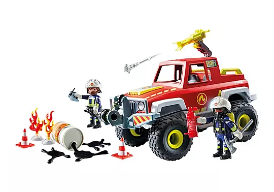 Playmobil Action Heroes - Πυροσβεστικό Όχημα 4x4 71824