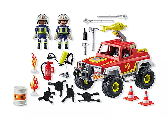 Playmobil Action Heroes - Πυροσβεστικό Όχημα 4x4 71824