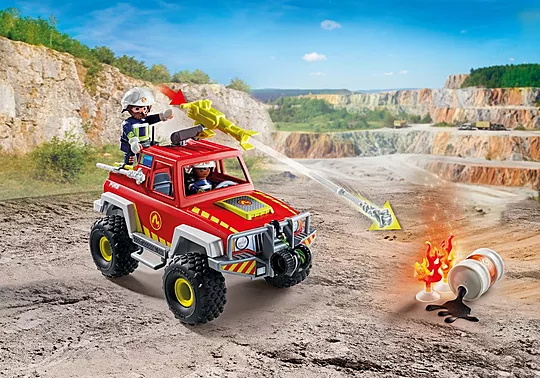 Playmobil Action Heroes - Πυροσβεστικό Όχημα 4x4 71824