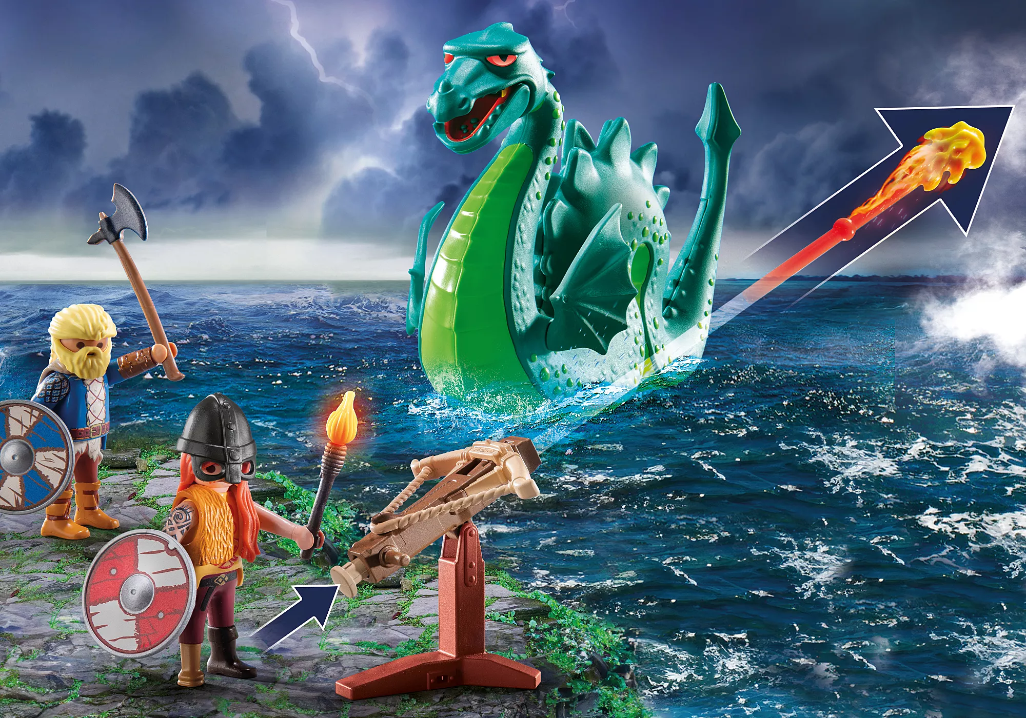 Playmobil - Πολεμιστές Βίκινγκς Και Θαλάσσιο Τέρας 71830 Playmobil - Πολεμιστές Βίκινγκς Και Θαλάσσιο Τέρας 71830