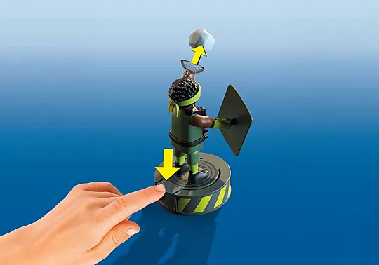 Playmobil Heroes - Σούπερ Ήρωες Με Σούπερ Όχημα 71832