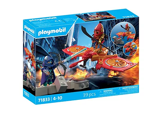 Playmobil Heroes - Επίθεση Με Drone Στον Κακό Νίντζα 71833 Playmobil Heroes - Επίθεση Με Drone Στον Κακό Νίντζα 71833