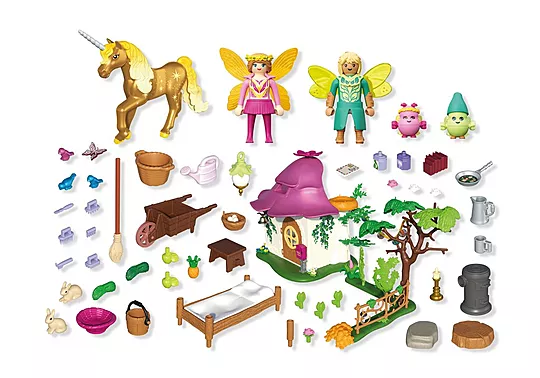 Playmobil Magic Unicorns - Νεραϊδόσπιτο Και Μονόκερος 71838